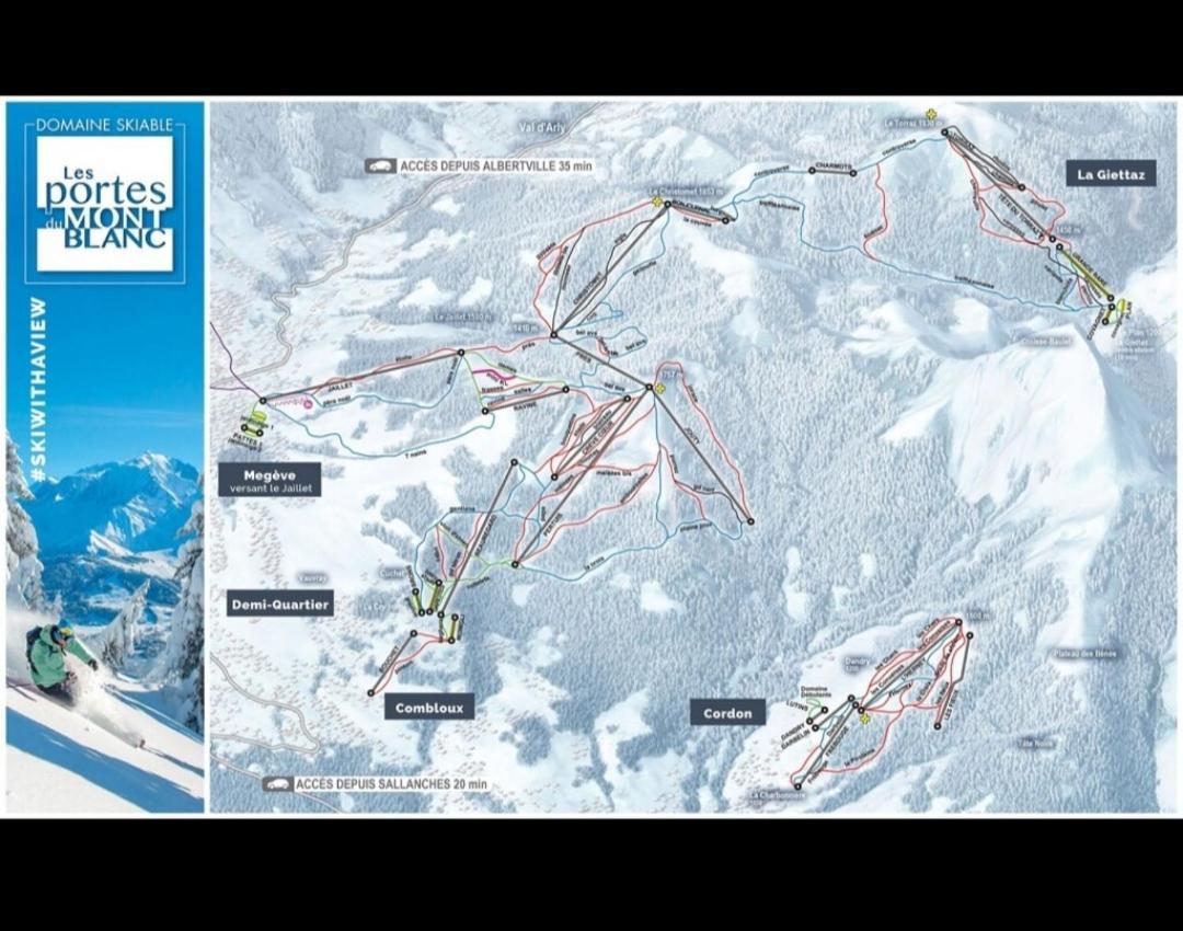 Studio Porte Du Mont Blanc Combloux Aux Pieds Des Pistes Dış mekan fotoğraf